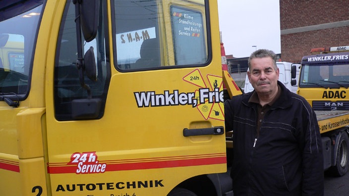 Hans Traut vom Kfz-Betrieb Fries und Winkler