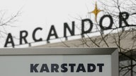 Schriftzüge von Arcandor und Karstadt 