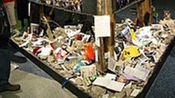 Ein 9/11-Altar im New Yorker Bahnhof Penn Station