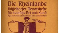 Cover Rheinlande (Juli 1904) aus dem Bibliotheksbestand Rheinisches Literaturarchiv im Heinrich-Heine-Institut