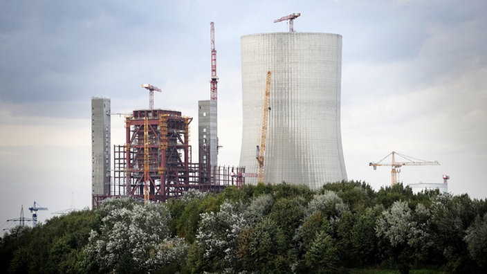 Steinkohle-Kraftwerk Datteln, Baustelle Block 4