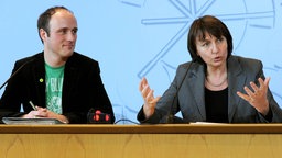 Sven Lehmann und Monika Düker