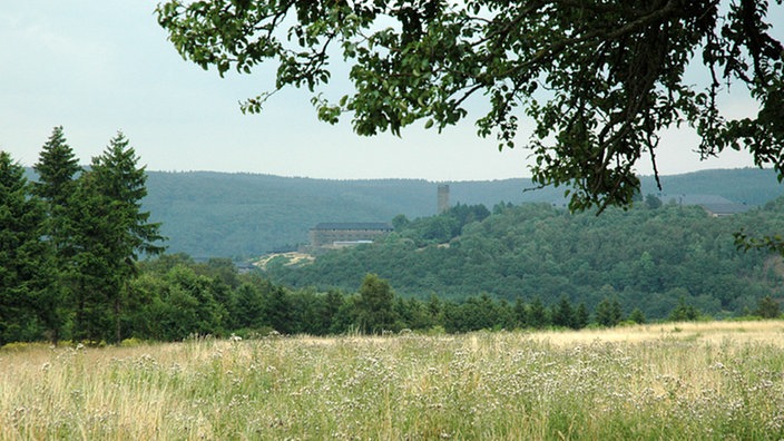 Ehemalige NS-"Ordensburg" Vogelsang, von Wollseifen aus gesehen