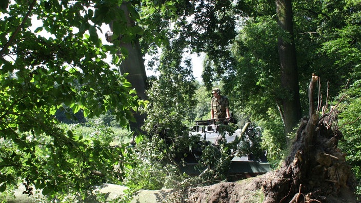 Soldaten, Unwetter, Düsseldorf, Hilfe