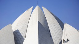 Bahai Lotus Temple in Delhi, Indien