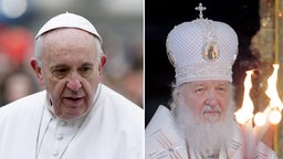 Papst Franziskus (links) und Patriarch Kirill