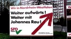 Ein Wahlplakat der SPD für die Landtagswahl in Nordrhein-Westfalen 1985.