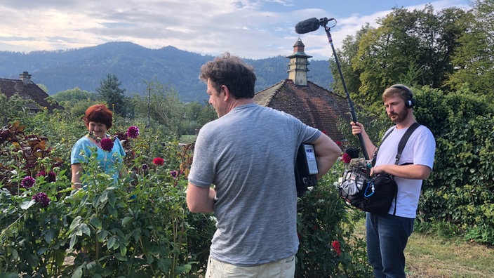  Garten und Lecker 2021: Beim Dreh in Freiburg. 