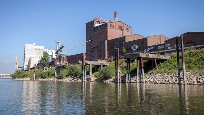 Getreidemühle im Hafen