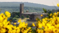 Luftaufnahme der Burg Vogelsang