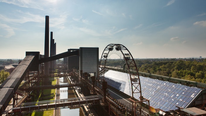 Zeche Zollverein: Blick über die Kokereistraße