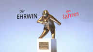 Die Ehrwin des Jahres 2022-Statue