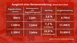 Grafik Beispielrechnung freiwillige  Rentenzahlung