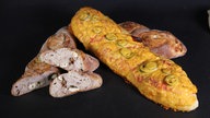 Baguettes mit Käse und Japalenos