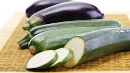 Geschnittene Zucchini