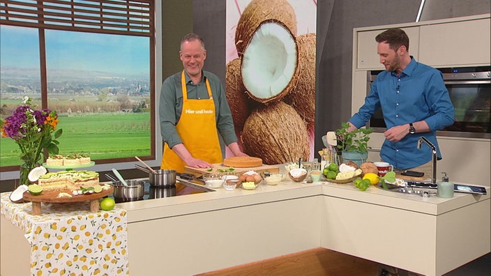 Marcel Seeger und Sven Kroll im Studio