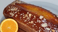 Saftiger Orangenkuchen mit Bitterorangenmarmeladen-Glasur