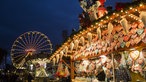 Zu sehen ist der Weihnachtsmarkt in Duisburg. 