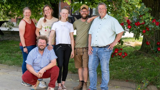 v.l.n.r. : Eva Bird, Jochen Groß, Marie Owens, Maria Schulte Spechtel, Christoph Bochröder und Michael Stücke.