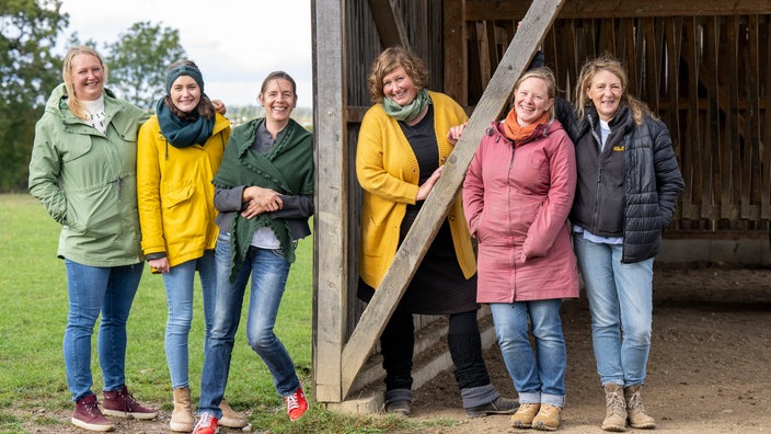 Die Teilnehmerinnen: Anna Pröbstle, Katharina Mühlbauer, Christine Huber, Anja Wolff, Stephie Bönniger, Christine Baumann.