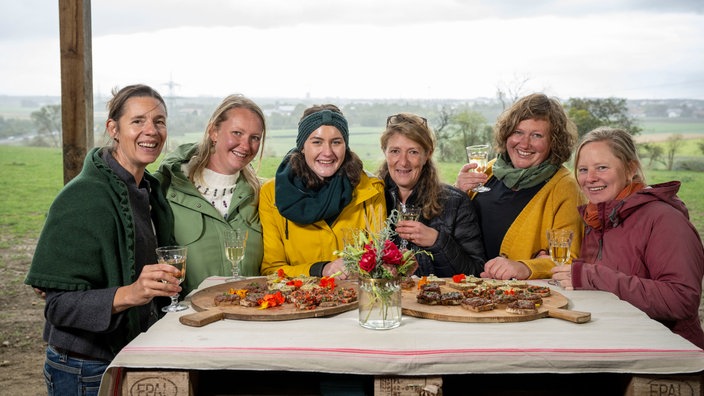 Die Teilnehmerinnen: Christine Huber, Anna Pröbstle, Kathi Mühlbauer, Christine Baumann, Anja Wolff, Stephie Bönniger.