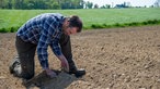  Nikolas Weber auf dem Feld.