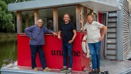 Skipper Heinz Dieter Fröse, Björn Freitag und Frank Buchholz an Bord.