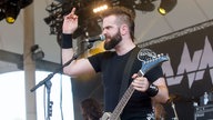 Der Sänger von Annihilator am Mikrofon