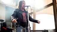 Der Sänger von Monster Magnet am Mikrofon