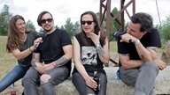 Callejon im Interview mit Rockpalast-Reporter Ingo Schmoll und Reporterin Conny Schiffbauer am Rande des "XXIV. With Full Force Festival 2017" vom 22.06. - 24.06.2017 in Ferropolis, Gräfenhainichen.