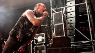 Combichrist während eines Auftrittes im Rahmen des "XXIV. With Full Force Festival 2017" vom 22.06. - 24.06.2017 in Ferropolis, Gräfenhainichen.