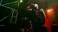 Combichrist während eines Auftrittes im Rahmen des "XXIV. With Full Force Festival 2017" vom 22.06. - 24.06.2017 in Ferropolis, Gräfenhainichen.