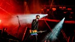 Bassist von Placebo auf der Bühne