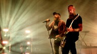 In Flames während eines Auftrittes im Rahmen des "XXIV. With Full Force Festival 2017" vom 22.06. - 24.06.2017 in Ferropolis, Gräfenhainichen.