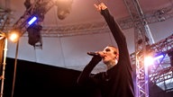 Motionless In White während eines Auftrittes im Rahmen des "XXIV. With Full Force Festival 2017" vom 22.06. - 24.06.2017 in Ferropolis, Gräfenhainichen.