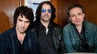 Die Band "The Jon Spencer Blues Explosion" vor dem Konzert