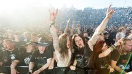 Aufnahme einer Musikband auf dem Rock Hard Festival 2014