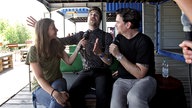 Royal Republic im Interview mit Rockpalast-Reporter Ingo Schmoll und Reporterin Conny Schiffbauer am Rande des "XXIV. With Full Force Festival 2017" vom 22.06. - 24.06.2017 in Ferropolis, Gräfenhainichen.