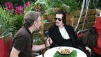 Willy DeVille Backstage während eines Interviews