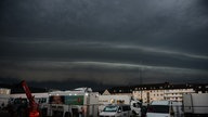 Unwetter am Abend, 09.06.2014, in Köln