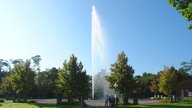 Der Jordansprudel im Kurpark Bad Oeynhausen.