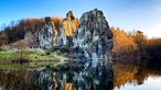 Externsteine im Teutoburger Wald.