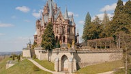 Blick auf Schloss Drachenburg.