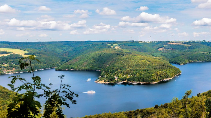 Der Rursee im Nationalpark Eifel