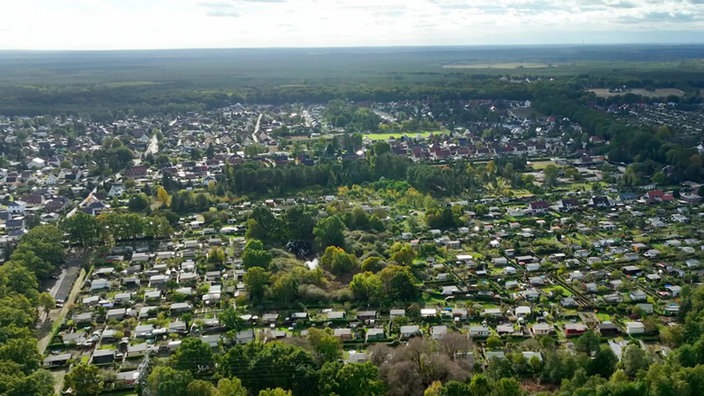 Zahlreiche Gartenparzellen in Werder