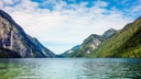 Das Bild zeigt den Königssee. 