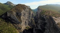 Blick in die Verdonschlucht mit bis zu 700 Metern hohen Felswänden