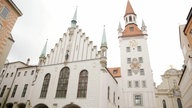 Das Alte Rathaus am Marienplatz in München.