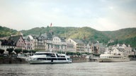 Blick über den Rhein auf Boppard