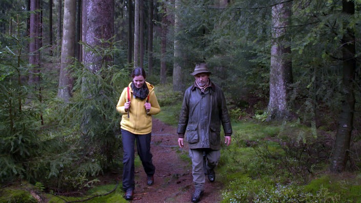 Anne Willmes und Diethard Altrogge sind unterwegs im Seelenwald